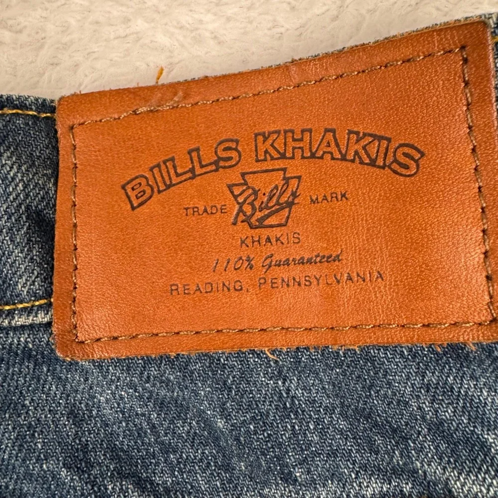 Bills Khakis Jeans Mens 40x32 Blue Classic Fit Straight Leg Denim Made in USA